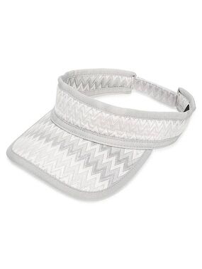 NWT Missoni White Zigzag Sun Visor